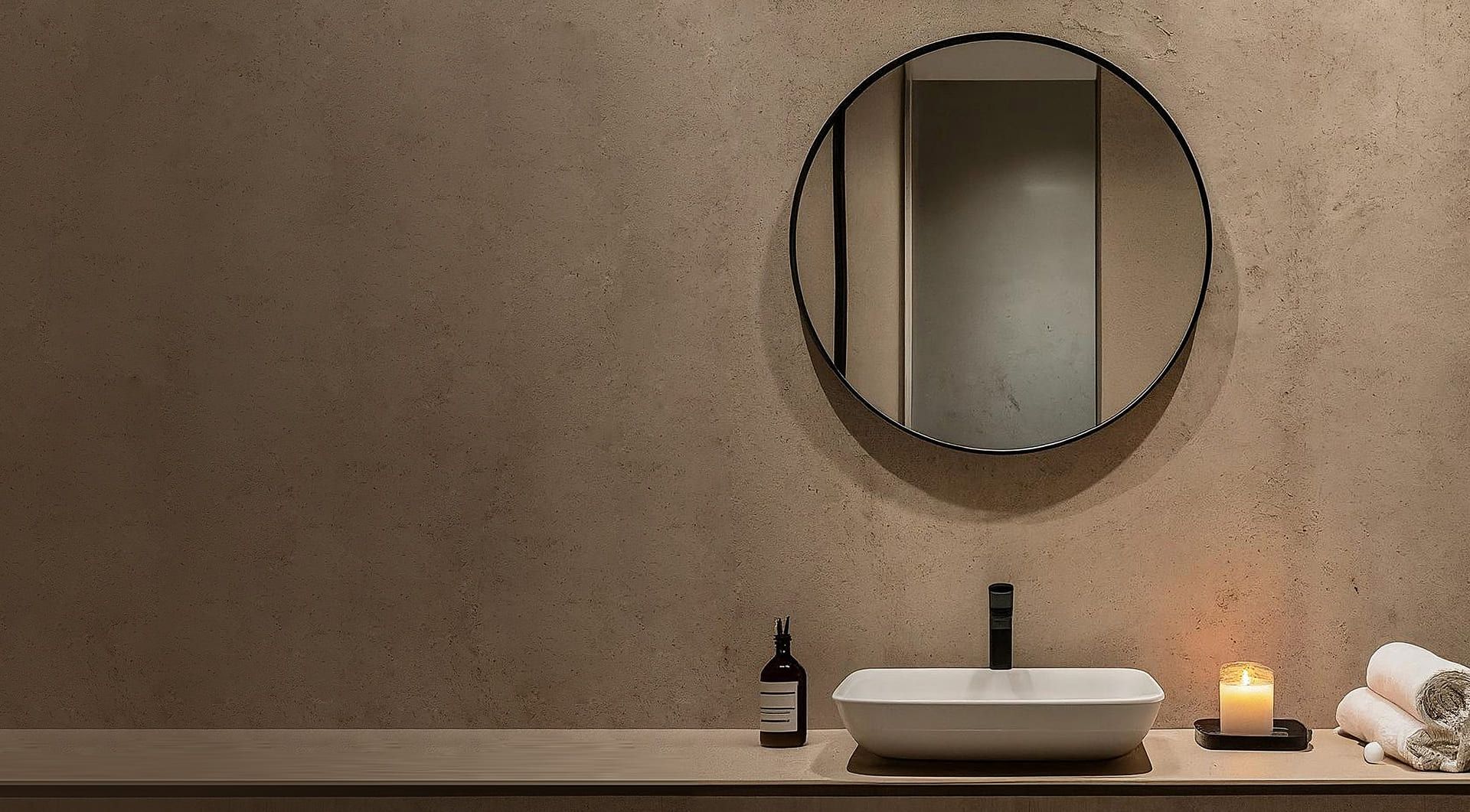 Schönes und modernes Badezimmer